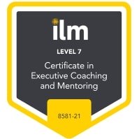 ILM Level 7 Executive Coaching & Mentoring - an international-level British qualification in executive coaching and mentoring, confirming professional preparation to work with senior leaders and complex leadership and organisational development challenges.