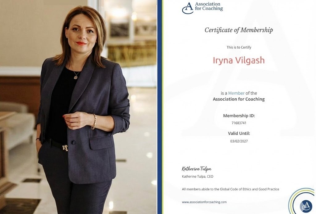 Renewed membership at Association for Coaching: 2025-2027